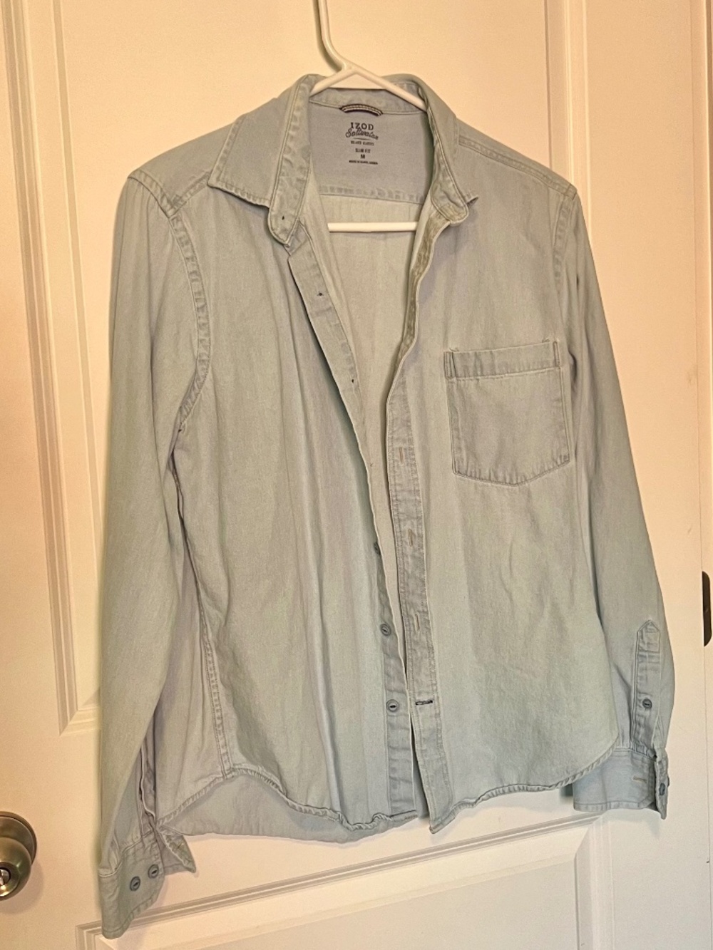 Izod Salterwater Men's Denim Shirt